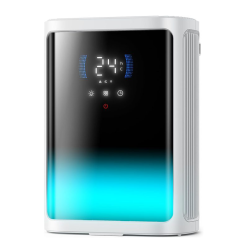 Dehumidifier. 3000ML Dehumidifier for Bedroom. Dehumidifiers for Drying Clothes with Ultra Quiet| Sleep Mode| 6/8/12H Timer & Full-Panel 7-Color Light. Bathroom Dehumidifier for Basement. Garage. RV