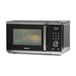 Daewoo Actuate 26L 5-in-1 Air Fryer Microwave Oven – 2400W Combination Oven with Grill. Bake. Reheat. Defrost – One Touch Cooking. Accessories Included. Space-Saving Kitchen Appliance – Black