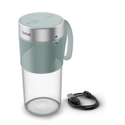Tefal Lightmix Portable Blender. Powerful Cordless Mini Blender. Rechargeable. Portable Smoothies. Protein Shakes. Blends Ice & Frozen Fruit. 300ml BL1C0430