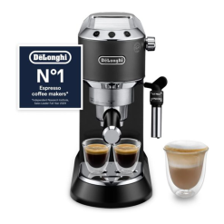 De'Longhi Dedica Style. Traditional Barista Pump Espresso Machine. Coffee and Cappuccino Maker. EC685BK. Black