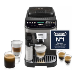 De'Longhi Magnifica Evo Next ECAM312.80.TB. Automatic Coffee Machine With Automatic Milk Frother. Bean To Cup Coffee and Cappuccino Machine with Intuitive Touch Display. Black/Titanium