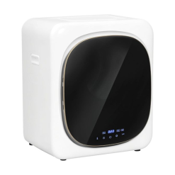 HOMCOM 4kg Vented Tumble Dryer with Deodorize. Smart Mode. 800W Compact Tumble Dryer with Stainless Steel Tub. Front Load. for Flat. Home. RVs. White