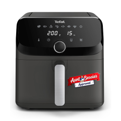 Tefal Easy Fry Mega Air Fryer. 7.5L Capacity (Serves Up to 8). 8 Preset Cooking Programs. Compact Design. Energy-Efficient. Dishwasher-Safe Basket. Coal Grey - EY855HG0