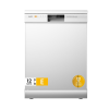 COMFEE' Freestanding Dishwasher CDWEF1034BW-UK 45cm Width. Slimline Dishwasher with 10 place settings. Quick Wash. Hygiene Wash. Delay Start. Half Load. Adjustable Basket - White