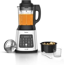 Tefal Blender & Soup Maker Perfectmix Cook. 2L. 10 Auto Programs. Smoothie Maker. Removable Blades. Cleaning Program & Brush. Glass Jug. Tamper. Hot & Cold Kitchen Blender. Cooking. BL83SD65