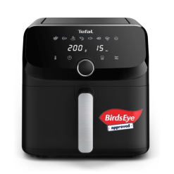 Tefal Easy Fry Mega Air Fryer. 7.5L Capacity (Serves Up to 8). 8 Preset Cooking Programs. Compact Design. Energy-Efficient. Dishwasher-Safe Basket. Black - EY8558G0