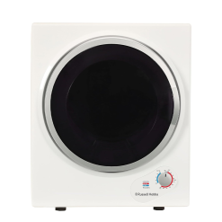 Russell Hobbs RH3VTD800 White 2.5kg Compact Mini Vented Tumble Dryer. Portable. Freestanding Table top Dryer with 3 Heat Settings small