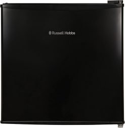 Russell Hobbs Table Top Larder Mini Fridge 43 Litre Capacity. Reversible Door & Adjustable Feet. Small Fridge. Manual Temperature Control. Ice Box. Black RHTTF0E1B