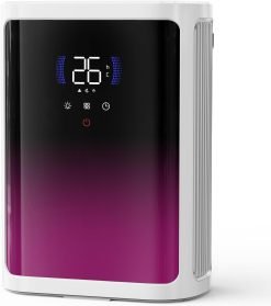 Dehumidifiers for Home. 3000ML Dehumidifiers for Drying Clothes with Ultra Quiet| Sleep Mode| 6/8/12H Timer & Full-Panel 7-Color Light. Dehumidifier for Bedroom. Basement. Garage. RV