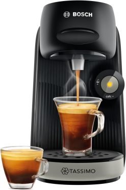 Tassimo by Bosch. Finesse Classic Friendly. Pod Coffee Machine. TAS1620GB. with INTELLIBREW. compatible with 50 Different Beverages. 0.7 Litres. Black