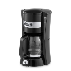 Delonghi ICM15210 1.3 Litre 900 Watts Filter Coffee Maker 10-15 Cup Capacity. Black